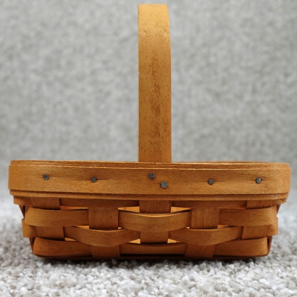 Longaberger 1996 Horizon of Hope Basket American Cancer Society Handwoven Maple